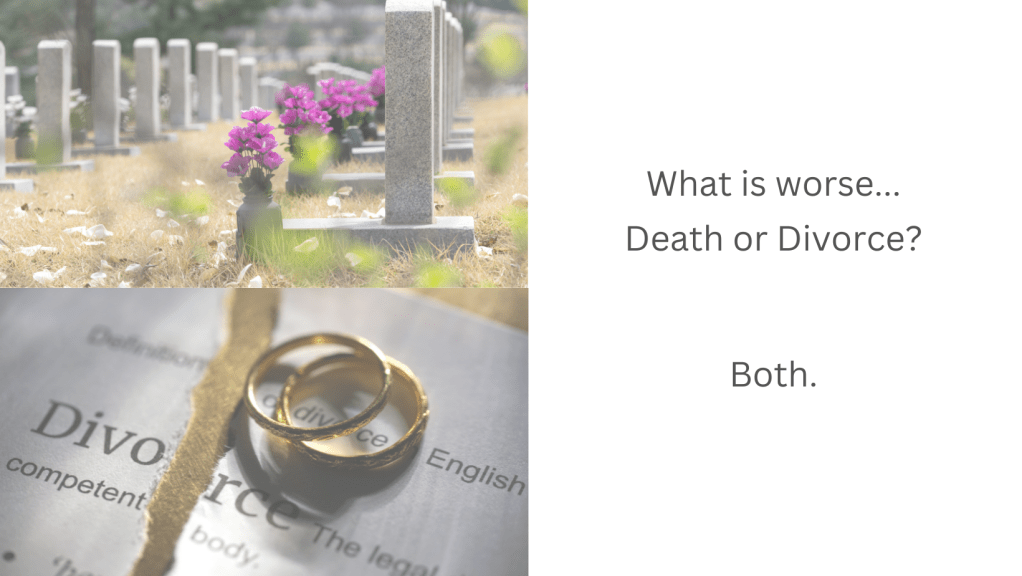 Death vs. Divorce