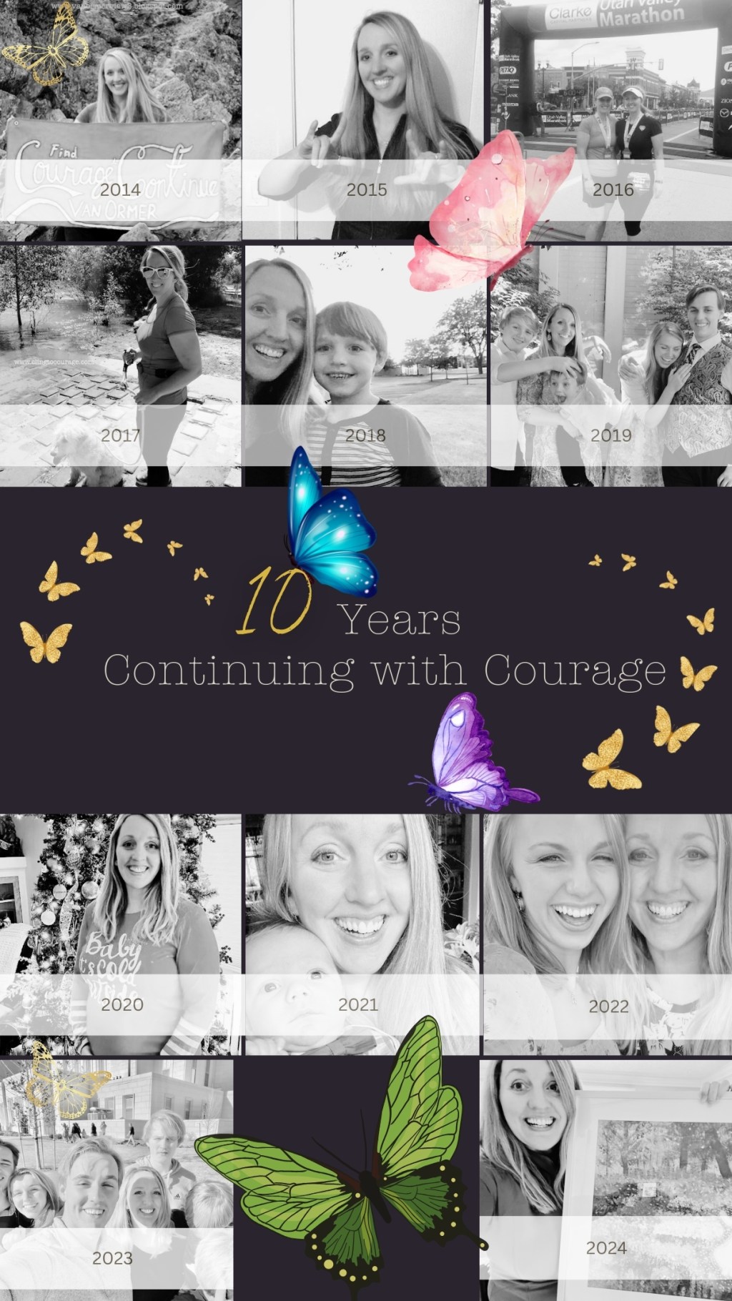 10 Years of Continuing with&nbsp;Courage!